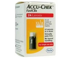 „Accu-Chek Fastclix“ lancetai 24 vnt.