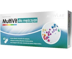 Activlab MultiVit papildai vyrams, 60 kapsulių