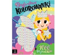 Aksjomat Aksomo spalvinimo knygelės su fėja. 1000 blizgučių KS1045
