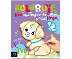 Aksjomat Koloravimo knyga su brokatiniu kontūru - Šuniukas