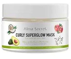 "Alma Secret Skirtas garbanotiems plaukams Superglow kaukė 250ml