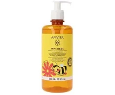 "Apivita Mini Bees" gelis kūdikiams "Calendula-Honey" 500ml