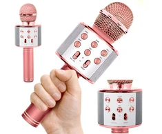 Ausinės Belaidis mikrofonas-kolonėlė su Bluetooth ir karaoke funkcija