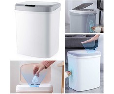 Automatinė šiukšliadėžė su intelektualiu 16L baltojo/akumuliatoriaus jutikliu