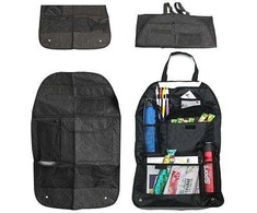 Verk Group Automobilio sėdynės dėklas su 5 kišenėmis, 59x38 cm, juodas