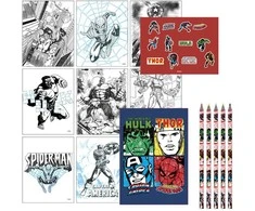 CERDÁ Avengers Raštinė Rinkinys 21.5x32 cm su Spalvinimo Lapais