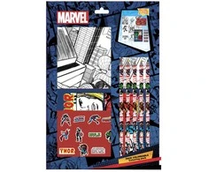 CERDÁ Avengers Raštinė Rinkinys 21.5x32 cm su Spalvinimo Lapais