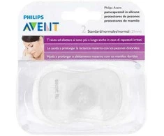 Philips "Avent" 2 silikoniniai standartiniai spenelių įdėklai