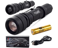 Žibintuvėlis Bailong 603 LED su CREE XM-L T6 dioda ir USB krovimu
