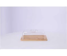 Household Bambuko lenta su „Berretti Lampshade“, dydis 24x18x7,5 cm