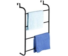 Bathroom Solutions Metalinė Rankšluosčių Kabykla Juoda 44.5 x 73 cm