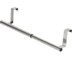 Bathroom Solutions Virtuvės rankšluosčių laikiklis, 25-40 cm, reguliuojamas, nerūdijančio plieno