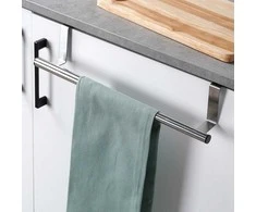 Bathroom Solutions Virtuvės rankšluosčių laikiklis, 25-40 cm, reguliuojamas, nerūdijančio plieno