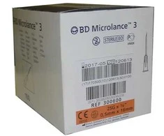 BD Microlance Adatos 0,5mm x 16mm 100 Vnt.