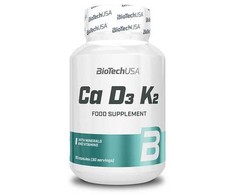 BioTech Maisto papildas Ca-D3-K2 90 kapsulių