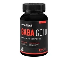 Body Attack Gaba Gold 80 Kapsulės - GABA Metabolizmas