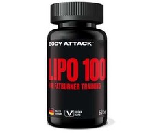 Body Attack Lipo 100 - 60 Kapsulių