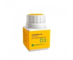 Botánicapharma Vitaminai D3 60 tablečių
