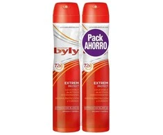 Byly Extrem 72h Dezodorantas Purškiklis purškiamas dezodorantas, 2x200 ml