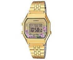 CASIO Moteriškas Laikrodis LA680WGA-4C Auksinis