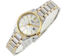 CASIO Moteriškas laikrodis LTP-1183G-7A Su datumo funkcija ir dėžute