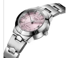 CASIO Moteriškas Laikrodis LTP-1241D-4A Rožinė Ciferblatas