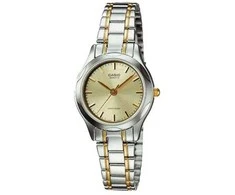 CASIO Moteriškas Laikrodis LTP-1275SG-9A Su Dėžute