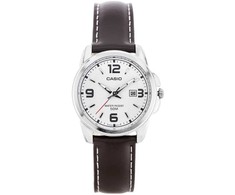CASIO Moteriškas laikrodis LTP-1314L 7AV - MIYOTA mechanizmas, odinis dirželis