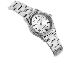 CASIO Moteriškas Laikrodis LTP-V001D-7BUDF Elegantiškas Sidabrinis