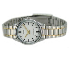 CASIO Moteriškas Laikrodis LTP-V005SG-7A Minimalistinis Sidabrinis