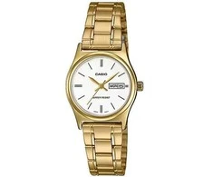 Casio Moteriškas laikrodis LTP-V006G-7B - Aukso spalvos, minimalus dizainas