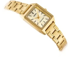 CASIO Moteriškas Laikrodis LTP-V007G-9E Aukso Dialas