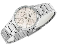 Casio Moteriškas Laikrodis LTP-V300D-4A Elegantiškas Rausvas
