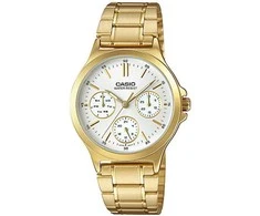 CASIO Moteriškas Laikrodis LTP-V300G-7A Aukso Spalvos