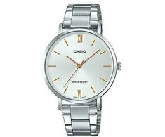 CASIO Moteriškas Laikrodis LTP-VT01D-7B Sidabrinis