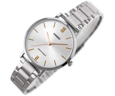 CASIO Moteriškas Laikrodis LTP-VT01D-7B Sidabrinis
