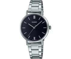 CASIO Moteriškas laikrodis LTP-VT02D-1A Juodas ciferblatas