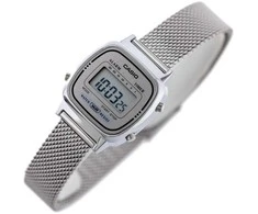 Casio Moteriškas Laikrodis Retro Vintage LA670WEM-7DF - Sidabrinis