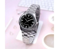 CASIO Moters Laikrodis LTP-V005D-1A Juodas Ciferblatas