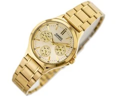 CASIO Moters Laikrodis LTP-V300G-9A Auksinis