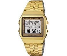 CASIO Vyriškas laikrodis A500WGA-9DF Aukso spalvos