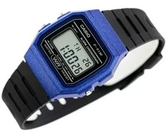 CASIO Vyriškas laikrodis F-91WM-2ADF Tamsiai mėlynas