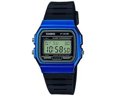CASIO Vyriškas laikrodis F-91WM-2ADF Tamsiai mėlynas