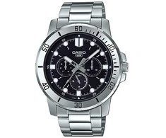 CASIO Vyriškas Laikrodis MTP-VD300D-1E Su Chronografu