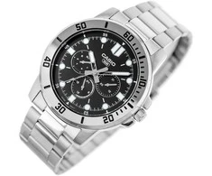 CASIO Vyriškas Laikrodis MTP-VD300D-1E Su Chronografu