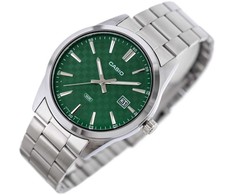Casio Vyrų Laikrodis MTP-VD03D-3A1 Žalias - Prabangi Dovana