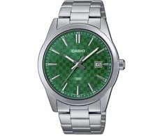Casio Vyrų Laikrodis MTP-VD03D-3A1 Žalias - Prabangi Dovana