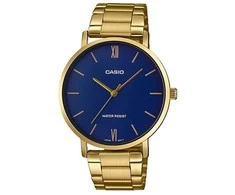 Casio Vyrų Laikrodis MTP-VT01G-2B Auksinė Rėmelis