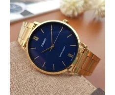 Casio Vyrų Laikrodis MTP-VT01G-2B Auksinė Rėmelis