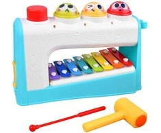 Hola Cimbolai su plaktuko plaktuko žaislu 2in1